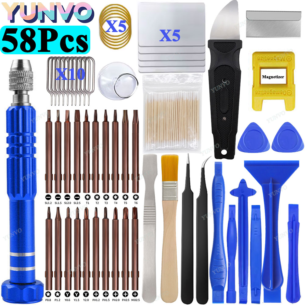 Set Obeng Presisi 58 in 1, Kit - Phone Opening Tool ulasan dan harga