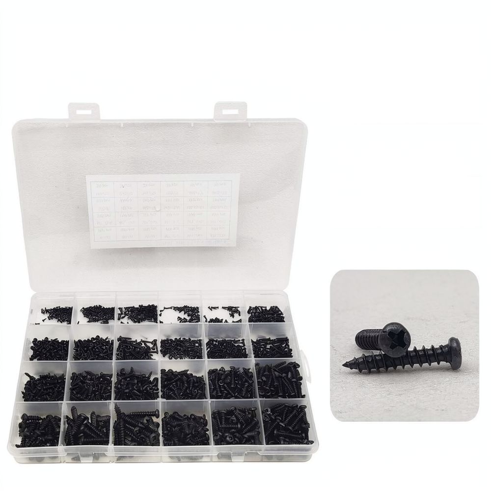 Sekrup Baja Karbon Hitam denga - Electronics Repair Hobby ulasan dan harga